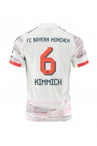 Bayern Munich Joshua Kimmich #6 Jalkapallovaatteet Vieraspaita 2025-26 Lyhythihainen